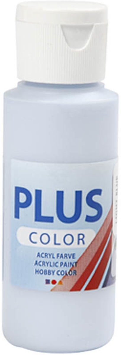 Plus Color acrylverf, light blue, 60ml [HOB-39664]